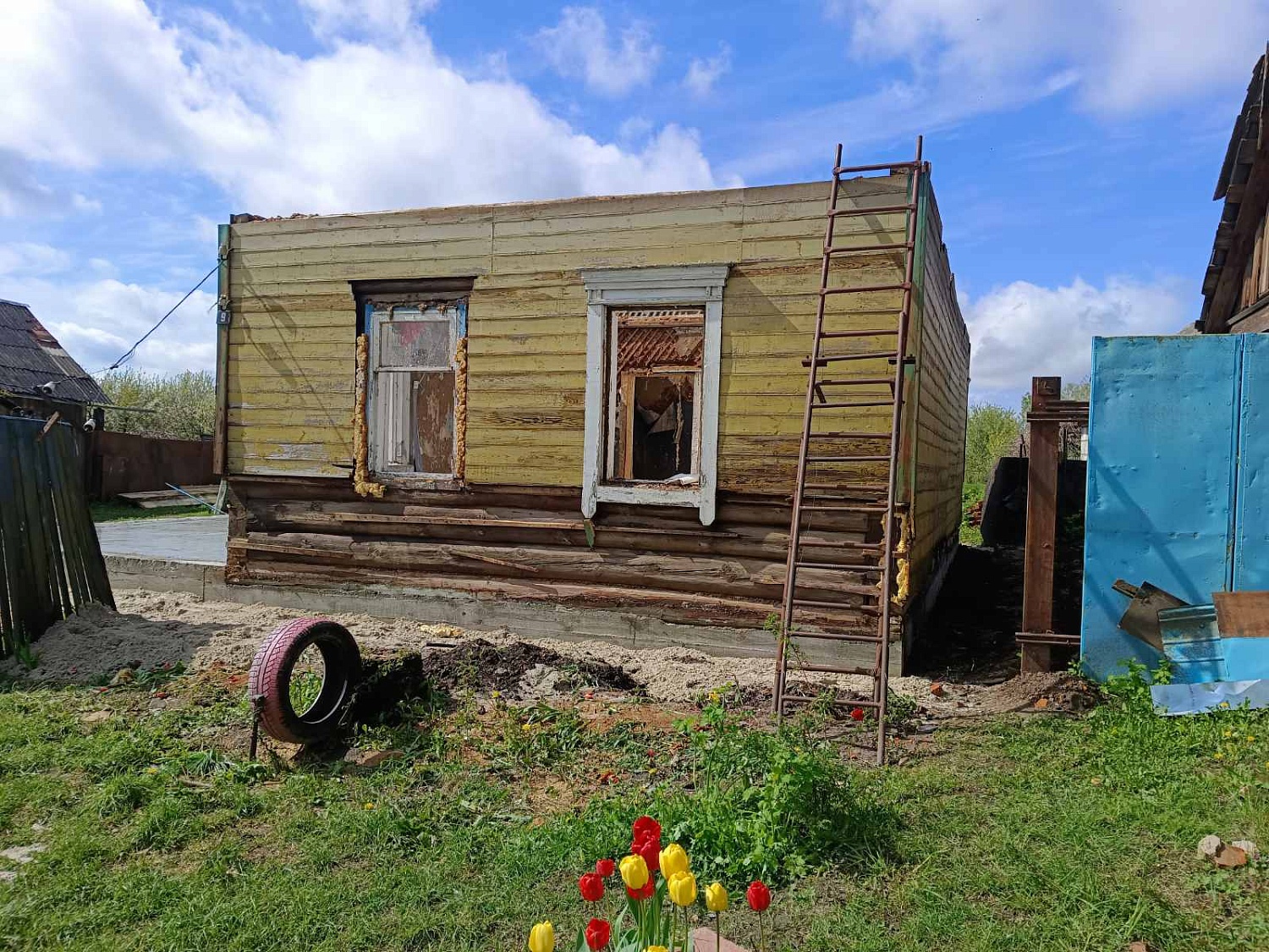 Установка фундамента дома и пристройки, установка черновой плиты в Бобруйском районе