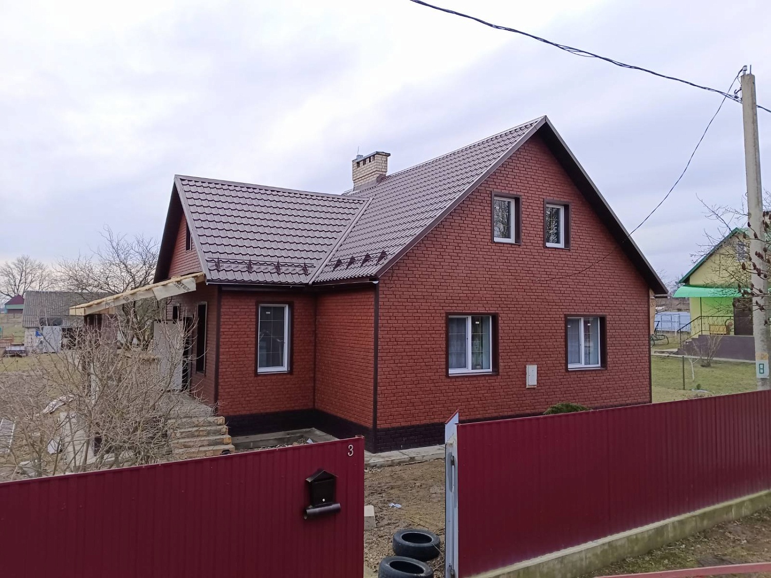 Реконструкция дома в Несвижском районе: кровельные работы, облицовка сайдингом